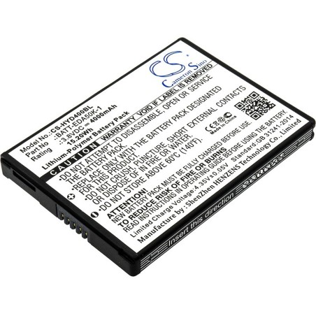 Batterie pour Honeywell EDA50hc (4000 mAh/15.2 Wh, 3.8 V)