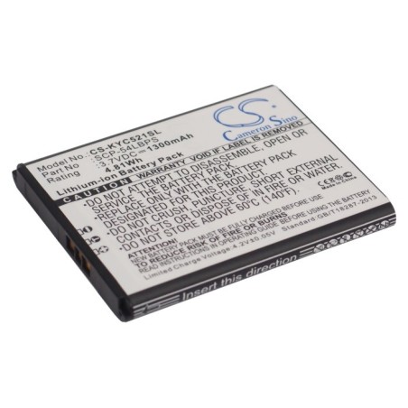 Batterie pour Kyocera C5215 (1300 mAh/4.81 Wh, 3.7 V)