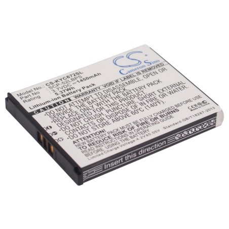 Batterie pour Kyocera C6522 (1450 mAh/5.37 Wh, 3.7 V)