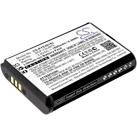 Batterie pour Kyocera DuraXE Epic (1600 mAh/6.08 Wh, 3.8 V)