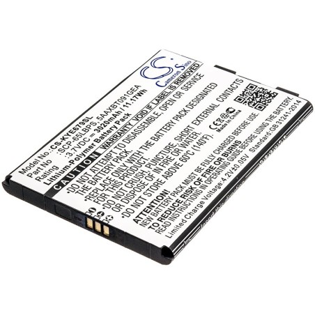 Batterie pour Kyocera E6790 (3020 mAh/11.17 Wh, 3.7 V)
