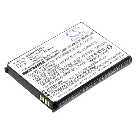 Batterie pour Kyocera E7200 (4050 mAh/15.59 Wh, 3.85 V)
