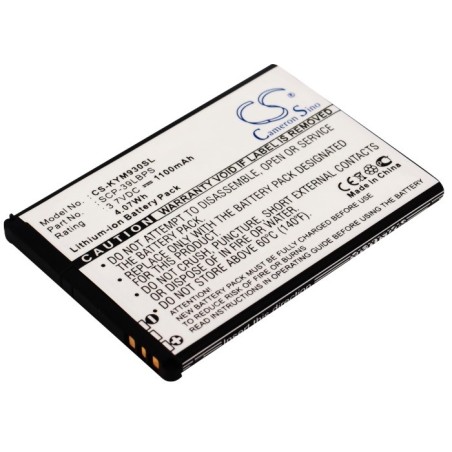 Batterie pour Kyocera M9300 (1100 mAh/4.07 Wh, 3.7 V)