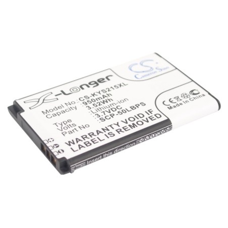 Batterie pour Kyocera C2150 (950 mAh/3.52 Wh, 3.7 V)