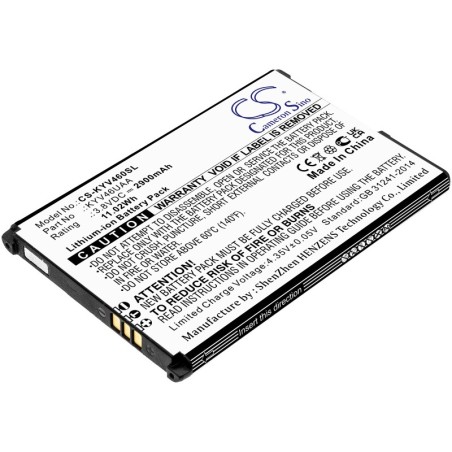 Batterie pour Kyocera KYV46 (2900 mAh/11.02 Wh, 3.8 V)