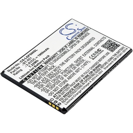 Batterie pour Leagoo BT-501 (1900 mAh/7.22 Wh, 3.8 V)