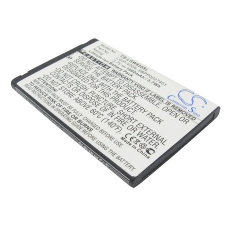 Batterie pour LG GX500 (1000 mAh/3.7 Wh, 3.7 V)