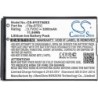 Batterie pour Dolphin 75e (3200 mAh/11.84 Wh, 3.7 V)