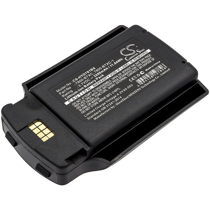 Batterie pour Dolphin 7600-BTEC (3200 mAh/11.84 Wh, 3.7 V)