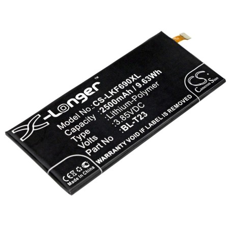 Batterie pour LG K500 (2500 mAh/9.63 Wh, 3.85 V)
