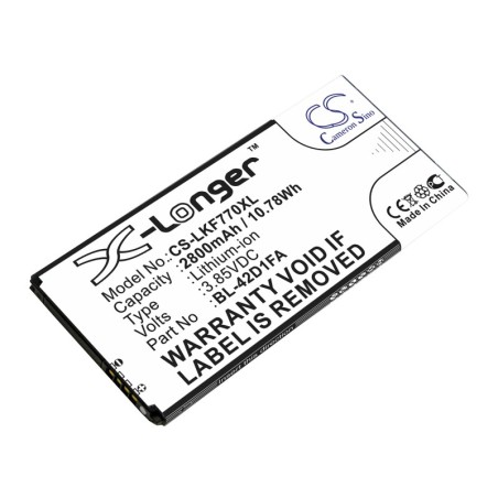 Batterie pour LG X5 (2800 mAh/10.78 Wh, 3.85 V)