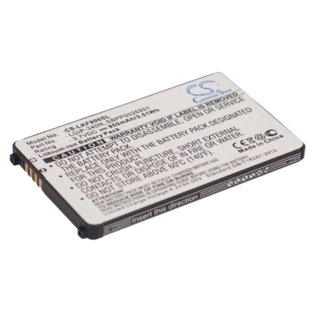 Batterie pour Sprint Rumor 2 (950 mAh/3.52 Wh, 3.7 V)