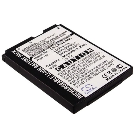 Batterie pour LG CG180 (600 mAh/2.22 Wh, 3.7 V)