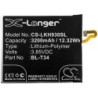 Batterie pour LG V30S (3200 mAh/12.32 Wh, 3.85 V)