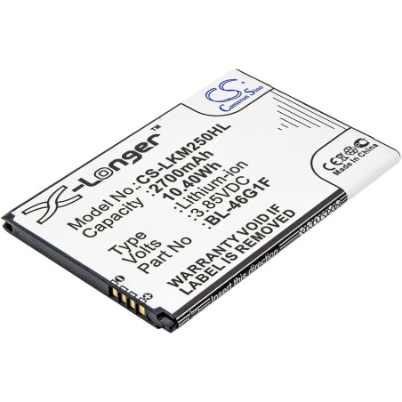 Batterie pour LG Harmony (2700 mAh/10.4 Wh, 3.85 V)