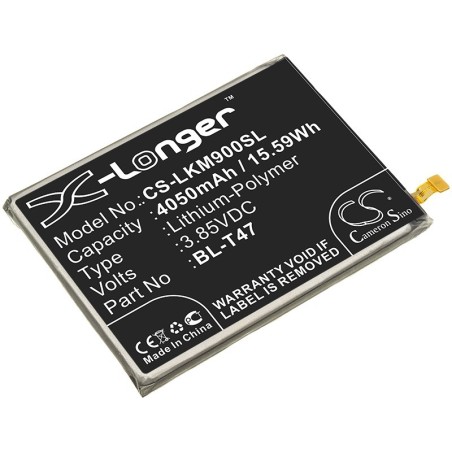 Batterie pour LG EAC64785301 (4050 mAh/15.59 Wh, 3.85 V)