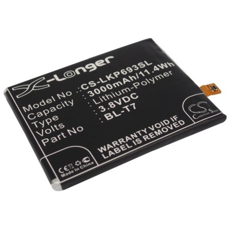 Batterie pour LG D802TA (3000 mAh/11.4 Wh, 3.8 V)