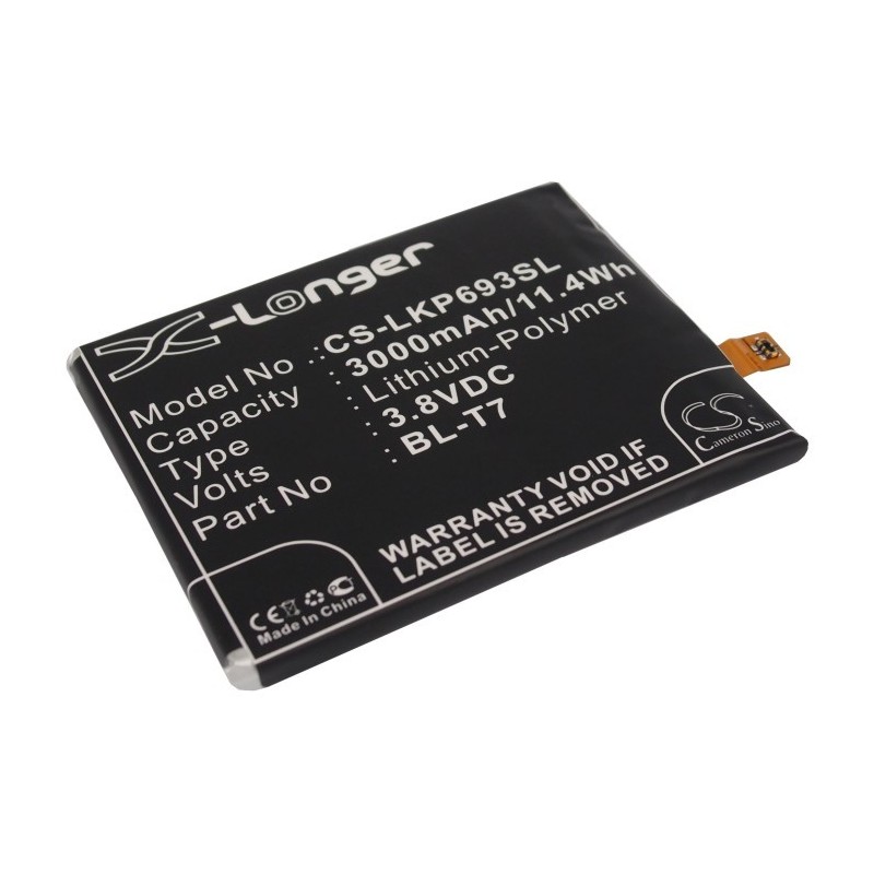 Batterie pour LG VS980 (3000 mAh/11.4 Wh, 3.8 V)