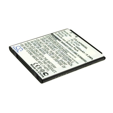 Batterie pour LG EAC61898401 (1400 mAh/5.18 Wh, 3.7 V)