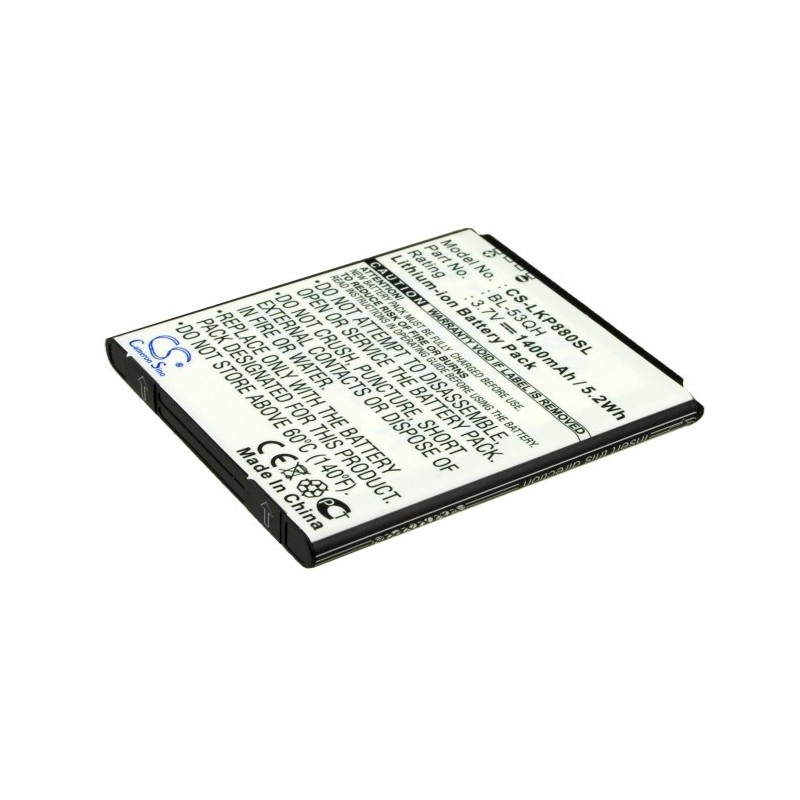 Batterie pour LG EAC61878603 (1400 mAh/5.18 Wh, 3.7 V)