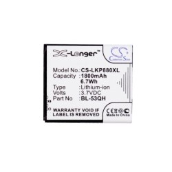 Batterie pour LG EAC61878603 (1800 mAh/6.66 Wh, 3.7 V)