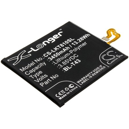 Batterie pour LG EAC64518901 (3450 mAh/13.28 Wh, 3.85 V)