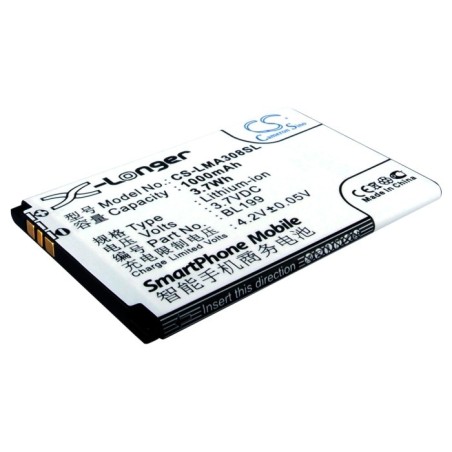 Batterie pour Lenovo BL199 (1000 mAh/3.7 Wh, 3.7 V)