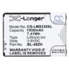 Batterie pour LG MS330 (1950 mAh/7.41 Wh, 3.8 V)