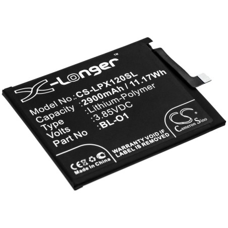 Batterie pour LG K8 Plus (2900 mAh/11.17 Wh, 3.85 V)
