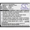 Batterie pour Lenovo A330E (1900 mAh/7.03 Wh, 3.7 V)