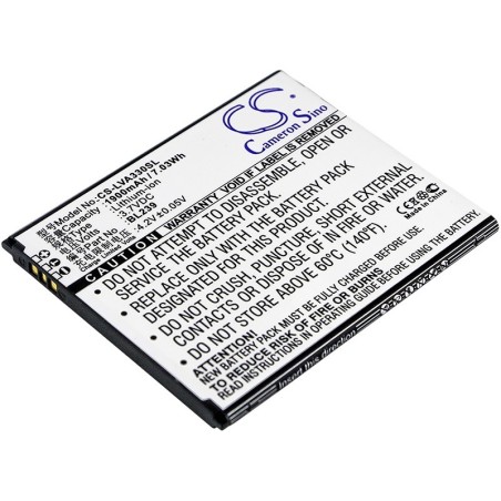 Batterie pour Lenovo A3500 (1900 mAh/7.03 Wh, 3.7 V)