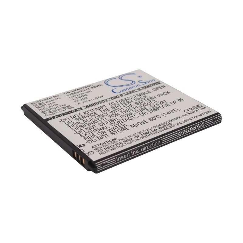 Batterie pour Lenovo A706 (1350 mAh/5 Wh, 3.7 V)