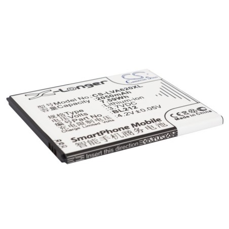 Batterie pour Lenovo A785E (2050 mAh/7.59 Wh, 3.7 V)