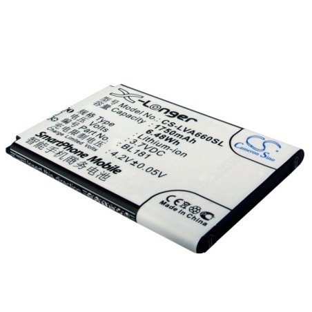Batterie pour Lenovo BL181 (1750 mAh/6.48 Wh, 3.7 V)