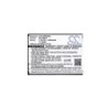 Batterie pour LG EAC63341101 (3000 mAh/11.55 Wh, 3.85 V)