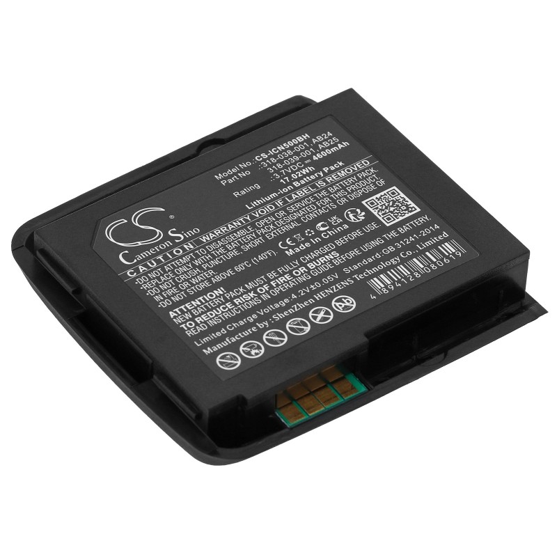 Batterie pour Intermec AB25 (4600 mAh/17.02 Wh, 3.7 V)