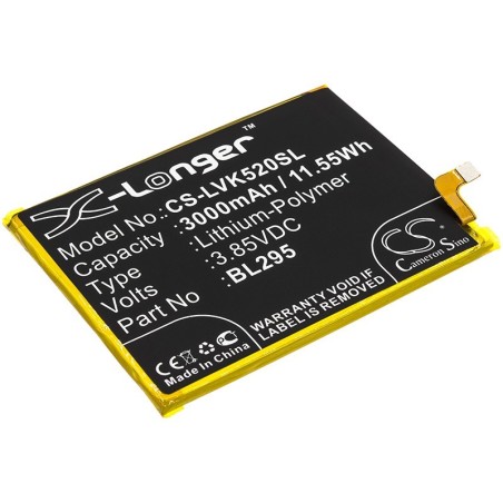 Batterie pour Lenovo K5s (3000 mAh/11.55 Wh, 3.85 V)