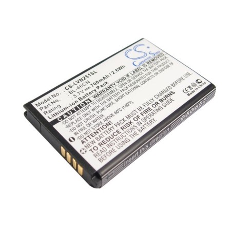 Batterie pour LG vn251s (700 mAh/2.59 Wh, 3.7 V)