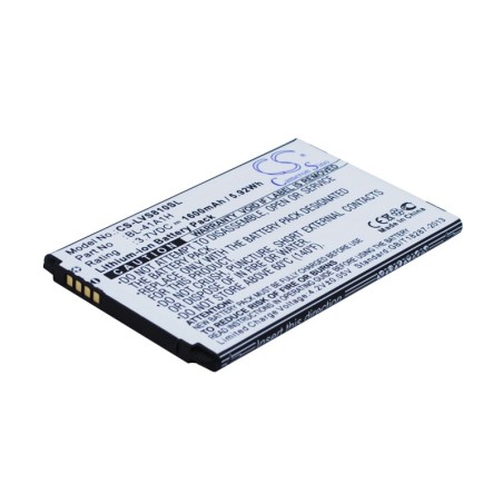 Batterie pour LG MS395 (1600 mAh/5.92 Wh, 3.7 V)