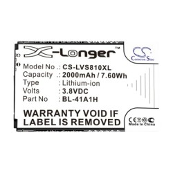 Batterie pour LG D390 (2000 mAh/7.6 Wh, 3.8 V)