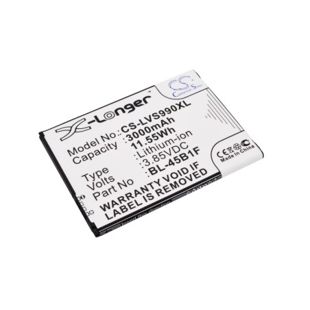 Batterie pour LG H962 (3000 mAh/11.55 Wh, 3.85 V)