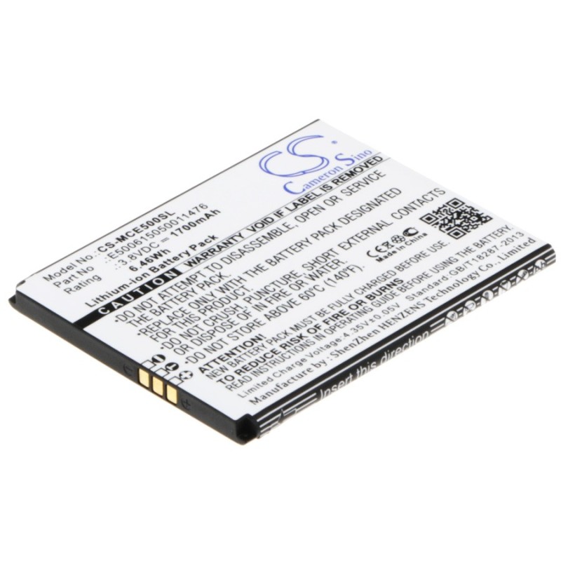 Batterie pour Mobistel Cynus E5 (1700 mAh/6.46 Wh, 3.8 V)