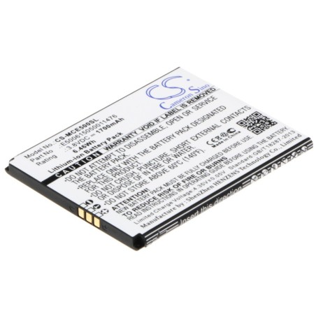 Batterie pour Mobistel Cynus E5 4G (1700 mAh/6.46 Wh, 3.8 V)