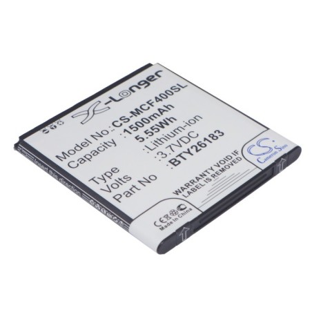 Batterie pour Mobistel BTY26183 (1500 mAh/5.55 Wh, 3.7 V)
