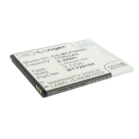 Batterie pour Mobistel BTY26184 (1700 mAh/6.29 Wh, 3.7 V)