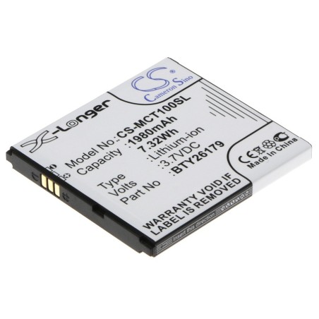 Batterie pour Mobistel BTY26179MOBISTEL/STD (1980 mAh/7.33 Wh, 3.7 V)