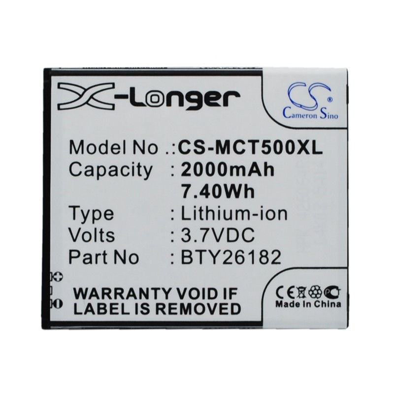 Batterie pour Mobistel MT-9201b (2000 mAh/7.4 Wh, 3.7 V)