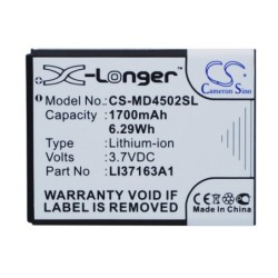 Batterie pour Medion MD98907 (1700 mAh/6.29 Wh, 3.7 V)