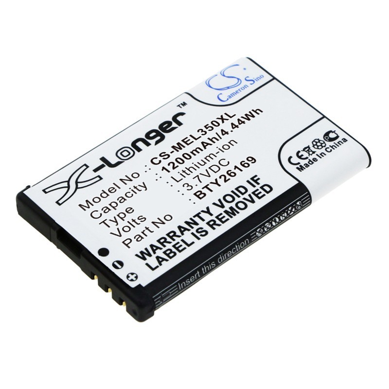 Batterie pour Elson EL350 (1200 mAh/4.44 Wh, 3.7 V)