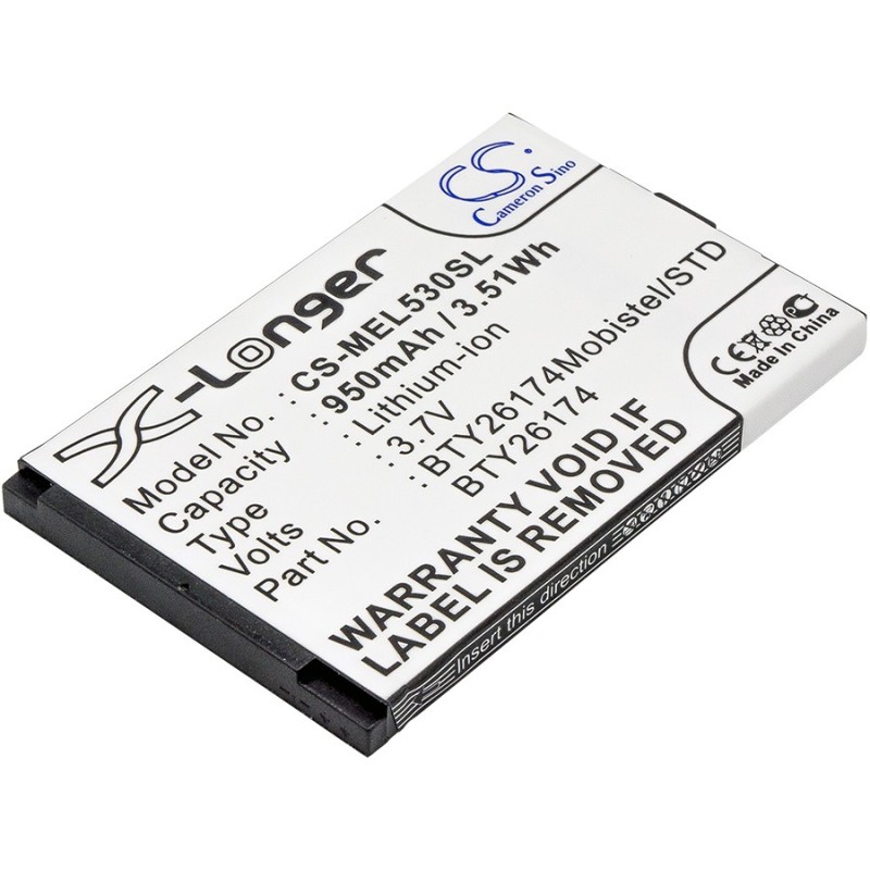 Batterie pour Mobistel BTY26174 (950 mAh/3.52 Wh, 3.7 V)